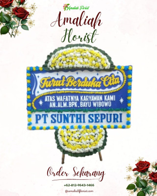 Papan Bunga Duka di Pagesangan Barat